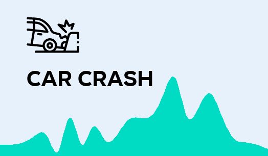 car crash logo